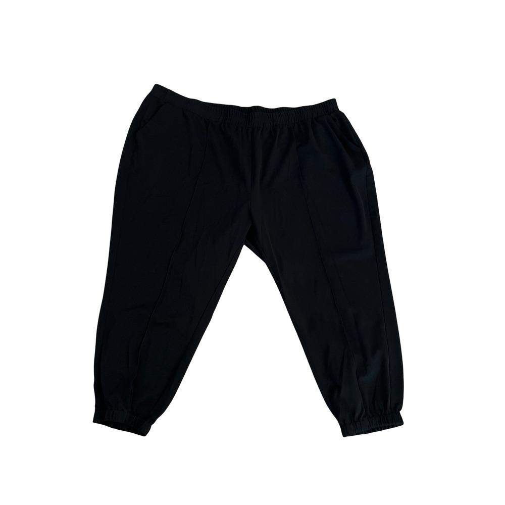 Universal Standard Women pull on jogger 2x black pants elastic waist